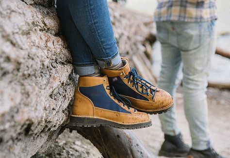 Winter Hikes | POPSUGAR Fitness Best Hiking Shoes, Danner Boots, Yellow Boots, Womens Hiking Shoes, Hiking Fashion, Hiking Boots Women, Leather Boots Women, Trail Shoes, Shoe Store