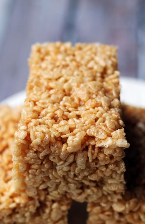 Brown Butter Rice Krispie Treats, Brown Butter Rice, Homemade Rice Krispies, Homemade Rice Krispies Treats, Krispie Treats Recipe, Krispy Treats, Cereal Treats, Rice Krispy, Butter Rice