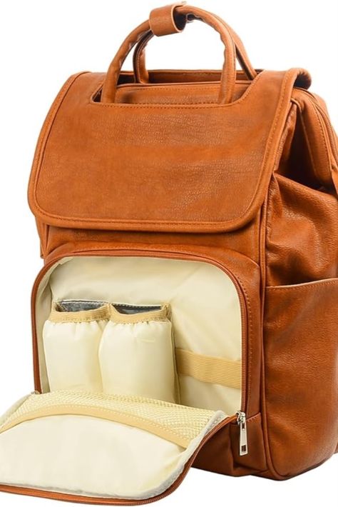 KZNI Leather Diaper Bag Backpack-Travel Diaper Backpack,Nappy Baby Bags for Mom,Unisex Maternity Diaper Bag Baby Bags For Mom, Leather Diaper Bag Backpack, Leather Diaper Bag, Diaper Bag Backpack, Diaper Backpack, Baby Bag, Travel Backpack, Backpack Bags, Diaper Bag