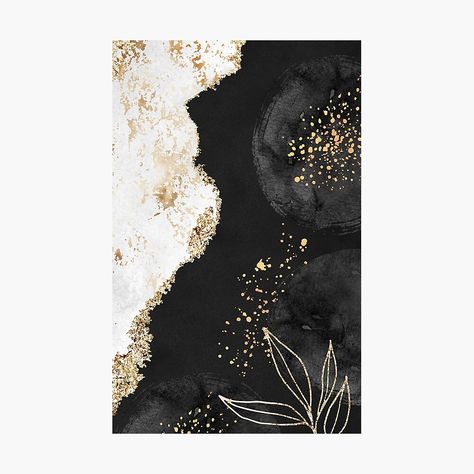 Gold foil art diy