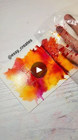 3.3K views · 1.2K reactions | Plastic sheet fun with @altenewllc inks. 🫶 Also, stay tuned to see what I do with the washi tape! #CreateWithEssy   #trusttheprocess #reelsinstagram #reelstrending #letteringart #letteringtutorial #moderncalligraphy #artstagrams #handmadefont #watercoloring #blending #satisfyingvideos #artistsoninstagram | Essy C | Zedd · Beautiful Now Water Inspiration, Cute Scrapbooks, Washi Tape Cards, Fancy Fold Card Tutorials, Washi Tape Crafts, Paint Watercolor, Tape Art, Watercolor Pictures, Paint Night