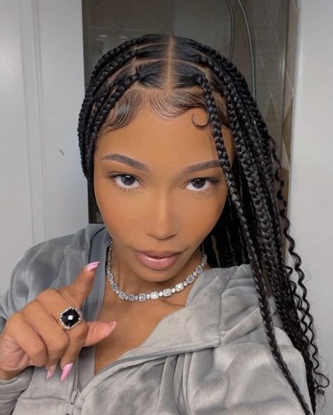 Coi Leray Braids, Coi Leray, Protective Hairstyles Braids, Protective Hairstyles, Hair Looks, Braided Hairstyles, Stylish Outfits, Braids, Hair Styles