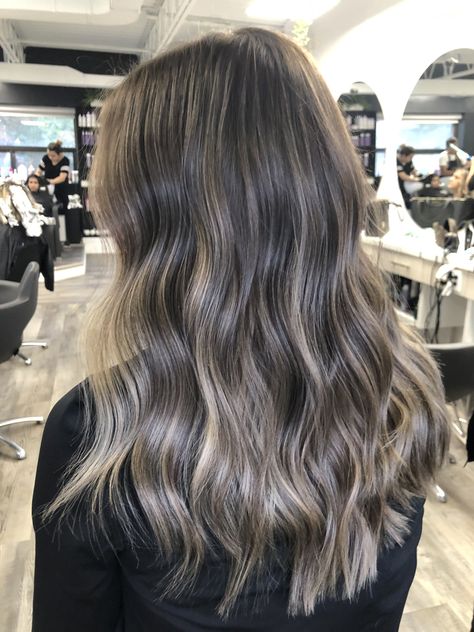 Diff Hair Colors, Bronde Balayage Ash, Ash Blonde Balayage On Black Hair, Bronde Balayage Ash Blonde, Ash Blonde Balayage Brunette, Ash Blonde Balayage On Dark Hair, Ashy Bronde Balayage, Ashy Brown Hair Balayage, 10 Major Winter Hair Colors