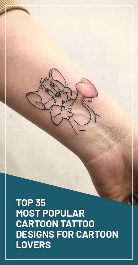 The cartoon characters even help adults to remain cheerful and remind them of life values that they have forgotten in stressful situations. Here are some popular cartoon tattoo designs for you lets see. Tattoo Cartoon Characters, Cartoon Characters Tattoo Ideas, Cartoon Tattoo Designs, Cartoon Tattoo Ideas, Most Popular Cartoons, Cartoon Tattoo, Kids Puzzles, Life Values, Cartoon Character Tattoos