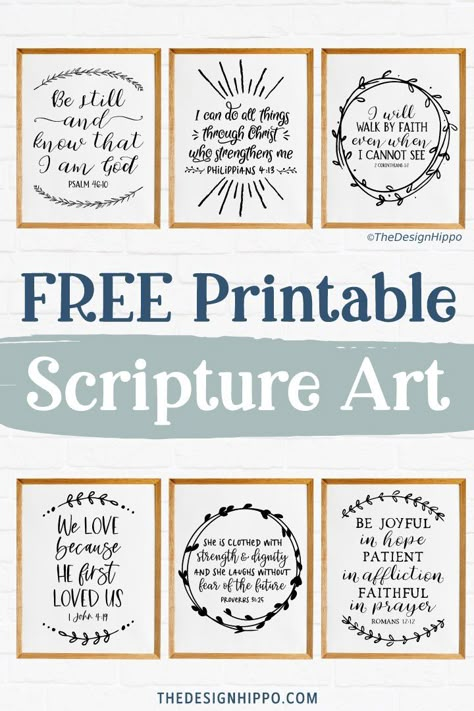 Free Printable Scripture, Free Scripture Printables, Printable Scripture Art, Scripture Art Print, Wal Art, Idee Cricut, Colorful Outfits, Free Printable Wall Art, Scripture Cards