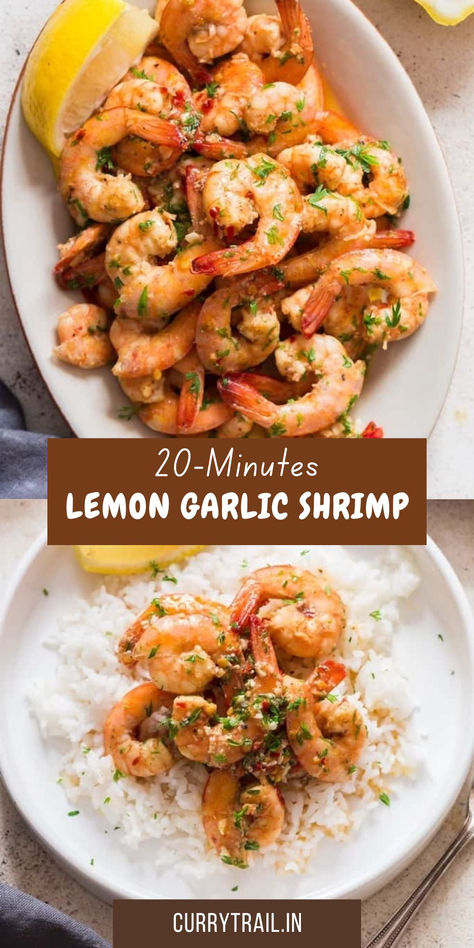 lemon garlic shrimp with rice Lemon Garlic Shrimp Recipes, Lemon Garlic Shrimp And Rice, Shrimp Recipes Lemon, Garlic Shrimp And Rice, Shrimp Recipes Garlic, Easy Garlic Shrimp, Lemon Recipes Easy, Citrus Shrimp, Lemon Garlic Butter Shrimp