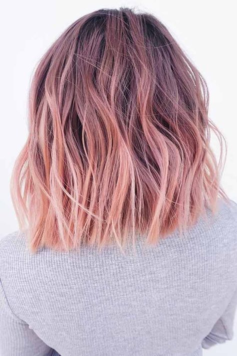 Classy Pastel Pink Ombre #pinkhair #ombre � Rose ombre with dark roots, perfect pink highlights for blonde hair, and many ideas for short and long hair are here! � See more: http://lovehairstyles.com/pastel-pink-hair-s Pink Ombre Hair, Pastel Pink Hair, Ombré Hair, Blonde Hair With Highlights, Hair Shades, Rose Pastel, Rose Gold Hair, Ombre Hair Color, Pastel Hair