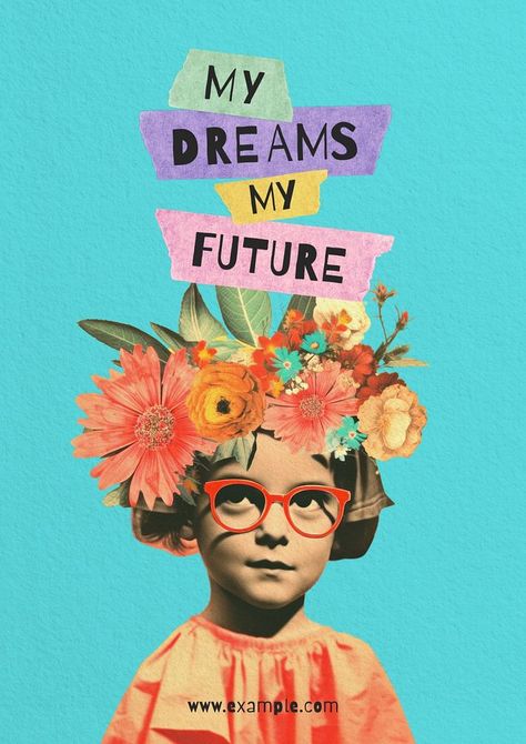 Dream & future quote poster template | premium image by rawpixel.com / Boom Amazing Poster Design, Children Day Poster Design, Children Poster Design, Childrens Day Poster, Childrens Day Poster Design, World Children's Day, Adult Aesthetic, Childrens Day Quotes, Children's Day Poster