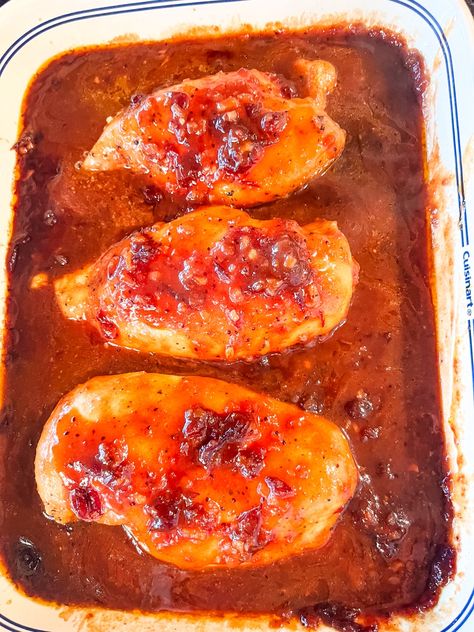 Chicken Cranberry Recipes, Recipes Using French Dressing, Cranberry Chicken Recipe, Chicken With French Dressing, Cranberry Chicken Baked, Cranberry Chicken Recipes, French Dressing Chicken, Chicken With Cranberry Sauce, House Seasoning Recipe