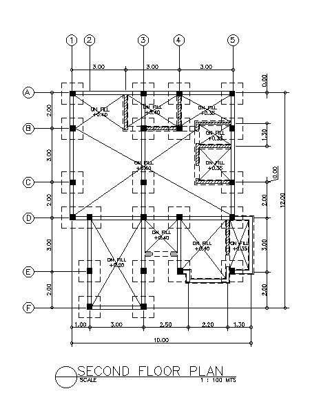 Building Plan Drawing, 3bhk House Plan, Autocad Free, Section Plan, Drawing House Plans, Conceptual Model Architecture, Detail Arsitektur, Two Story House Design, Structural Drawing