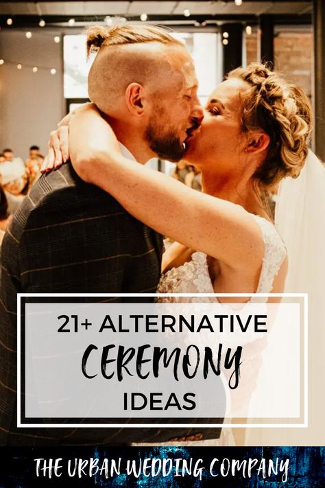 Non Traditional Small Wedding, Wedding Ceremony Non Traditional, Rustic Alternative Wedding, Impromptu Wedding Ideas, Non Wedding Ideas, Wedding Ceremony Themes, Ceremony Traditions Unique, Non Traditional Ceremony Ideas, Wedding Without Ceremony