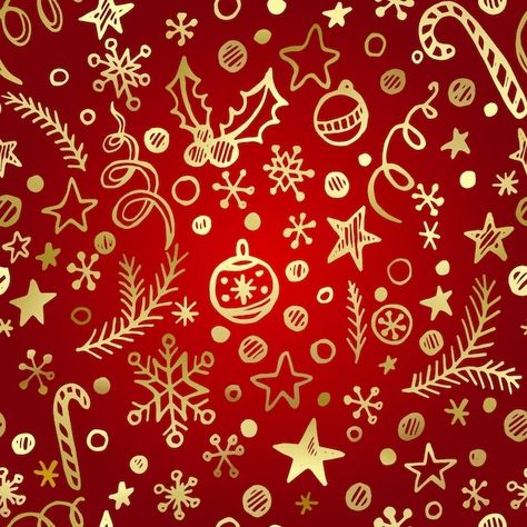 Christmas Thoughts, Vector Christmas, About Christmas, Seamless Background, Christmas Vectors, Party Packs, Christmas Wallpaper, Christmas Pattern, Christmas And New Year