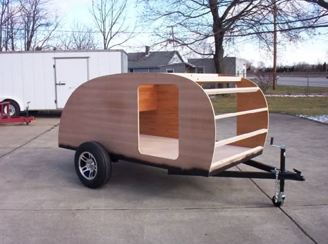 teardrop build Diy Teardrop Camper, Teardrop Trailer Camping, Kombi Trailer, Diy Travel Trailer, Vw California T6, Diy Teardrop Trailer, Teardrop Trailer Plans, Building A Teardrop Trailer, Homemade Trailer