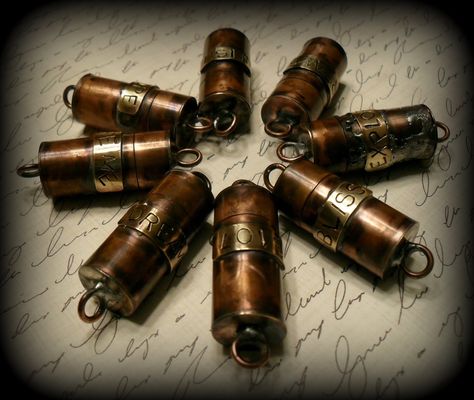 Copper, Glass and Recycled Trash: Little Copper Treasure Tubes Copper Pipe Art, California Craftsman, Tube Art, Altered Jewelry, Ice Resin, Wire Wrap Jewelry Designs, Copper Tube, Copper Art, Copper Glass