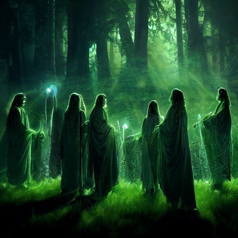 Druids meeting in field ritual Druid Ritual, Fantasy Ritual, Ritual Drawing, Anime People Drawings, Dnd Druid, Bamboo Art, Anime People, Drawing People, Dark Fantasy