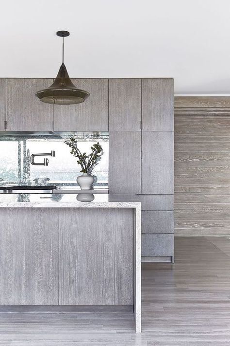 grey-kitchen-cabinets Light Grey Kitchen Cabinets, Light Grey Kitchens, Refacing Kitchen Cabinets, Wood Kitchen Cabinets, Kitchen Cabinets Makeover, Best Kitchen Designs, Grey Kitchen Cabinets, Kitchen Cabinet Doors, Kitchen Cabinet Colors