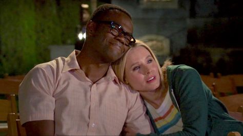 eleanor shellstrop chidi anagonye kristen bell the good place tgp ship couple blonde girl pretty sitcom comedy tv show goals Eleanor And Chidi, The Good Place Chidi, Chidi Anagonye, Eleanor Shellstrop, Secretly In Love, Interracial Relationships, Parks N Rec, After Divorce, Red Flags