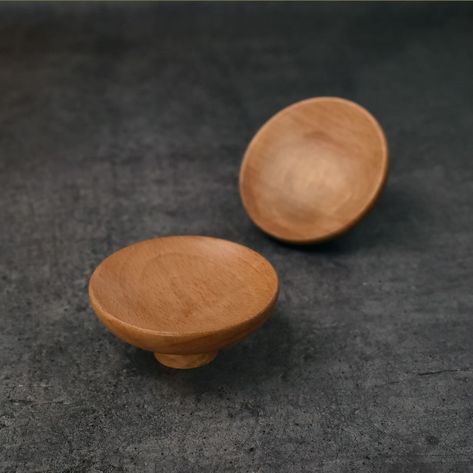 Wood Cabinet Drawer Knobs Wooden Door Handles Half Moon Cabinet Handles Knobs Beech Wood Pulls - Etsy Canada Wood Dresser Knobs, Wooden Door Handles, Half Moon Cabinet, Moon Cabinet, Profile Handles, Wood Cabinet Knobs, Wood Knobs, Cupboard Drawers, Cabinet Door Handles