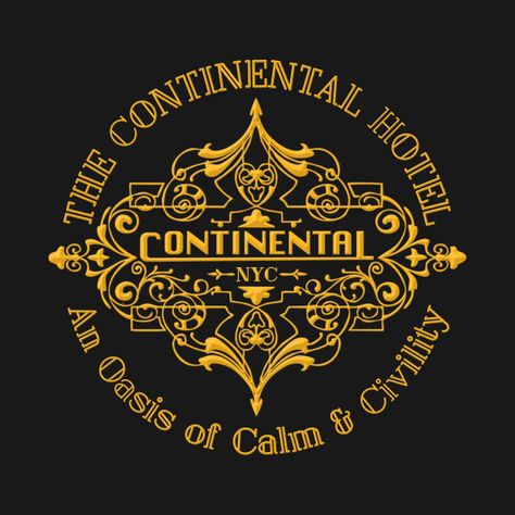 The Continental Hotel, Gym Tshirt Design, John Wick Hd, John Wick Movie, Keanu Reeves John Wick, Men's Facial Hair, Youtube Design, Patches Shirt, Monogram Logo Design