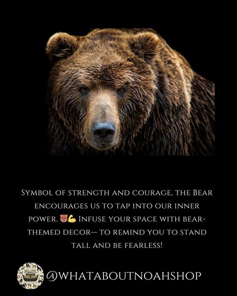 🌟🐾 **Discover Your Animal Spirit Guide!** 🐾🌟 Are you ready to connect with the powerful energy of animal spirit guides? 🦋✨ Each animal carries unique meanings and lessons that can enhance our lives. Swipe through our carousel to learn about some popular spirit animals and how you can incorporate their essence into your home decor! 🏡💖 Bear Symbol of strength and courage, the Bear encourages us to tap into our inner power. 🐻💪 Infuse your space with bear-themed decor— to remind you to stand ta... Bear Symbol, Animal Spirit Guide, Animal Spirit Guides, Unique Meaning, Symbol Of Strength, Animal Spirit, Spirit Guide, Spirit Animals, Inner Power