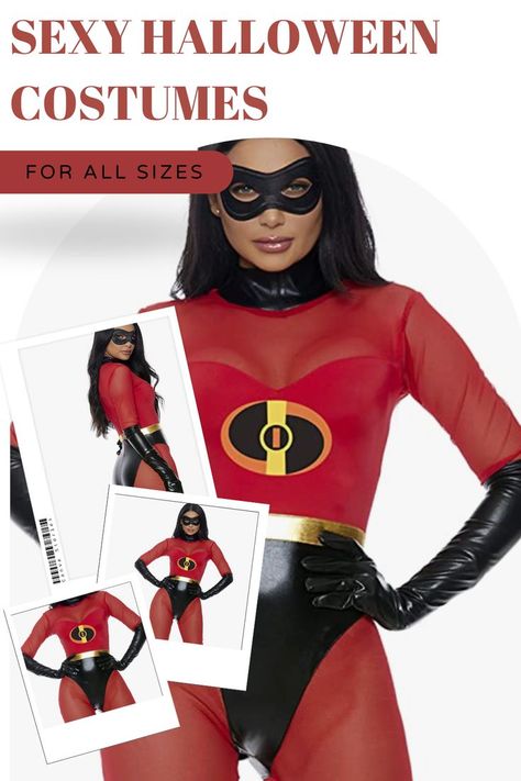 Ms Incredible Costume, Incredible Costume, Fall Costume, Party Letters, Incredibles Costume, Halloween Costume For Women, Mrs Incredible, Super Suit, Adult Halloween Costumes