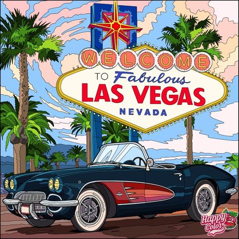 Images Pop Art, Las Vagas, Las Vegas Usa, Las Vegas Sign, Vegas Sign, Las Vegas City, Clark County, Nevada Usa, Vintage Poster Design