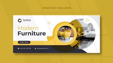 Free vector furniture facebook cover and... | Free Vector #Freepik #freevector #furniture-banner #furniture-template #furniture-social-media #furniture-sale Invitation Corporate, Vector Furniture, Furniture Banner, Furniture Template, Banners Design, Banner Web, Contact Print, Media Furniture, Promotional Flyers