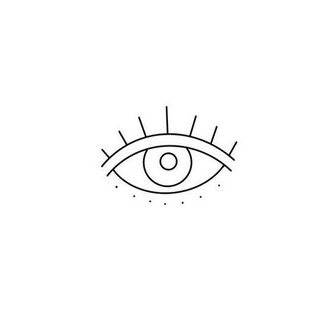 Fineline Eye Tattoo, Greek Eye Tattoo Minimalist, Turkish Eye Tattoo, Simple Eye Tattoo, Tattoo Philippines, Ojo Tattoo, Eye Stencil, Protection Tattoo, Karma Tattoo