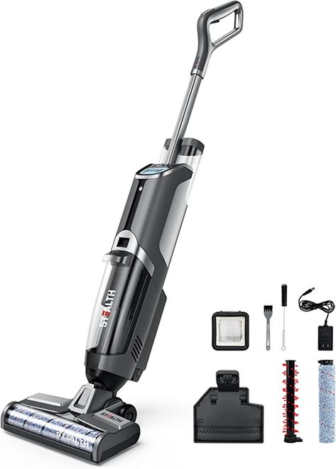 Amazon.com: Stealth All in One Wet Dry Mop Lightweight Cordless Vacuum, Multi Surface Cleaner for Carpet, Hard Floors and Area Rug, Gray : Tools & Home Improvement Wet Vacuum Cleaner, Floor Washer, Vacuum Mop, Hardwood Floor Cleaner, Smart Vacuum, Wet Dry Vacuum Cleaner, Floor Area Rugs, Cement Floor, Wet Dry Vacuum