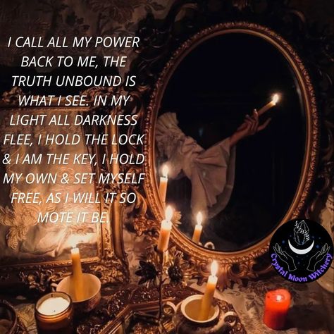 Call Your Power Back, Power Spell, Witchcraft Spells For Beginners, Spells For Beginners, Power Back, Crystal Moon, Magical Things, My Power, Spells Witchcraft