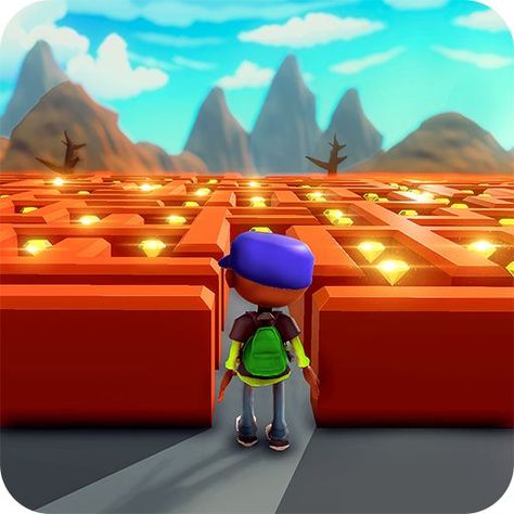 Maze Game Design Ideas, Maze Game Design, Maze Labyrinth, 3d Maze, Labyrinth Game, Maze Game, 3d Games, Whole New World, Game Icon