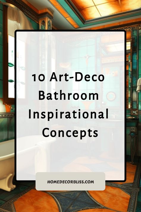 art deco bathroom Stunning Bathroom Ideas, Art Deco Bathrooms, Elegant Bathroom Ideas, 1920s Glamour, Art Deco Ideas, Art Deco Aesthetic, Bathroom Stand, Art Deco Bathroom, Deco Bathroom