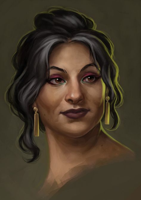 Dune Characters, Storm Kings Thunder, Fantasy Portraits, Character References, World Of Darkness, Art Folder, Female Human, Realistic Art, Character Sketch