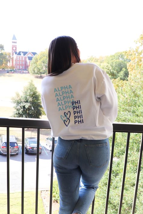 Show off your sorority in the cutest way with our boarding pass sweatshirt! Perfect for big little gifts, recruitment gifts, or a way to treat yourself!  Sweatshirts are made with heat transfers. Be sure to wash your sweatshirt inside out on cold and hang to dry! Sorority Sweatshirt Design Cricut, Phi Mu Sweatshirt, Sorority Sweatshirt Ideas, Sorority Exec Sweatshirts, Alpha Phi Merch, Cute Sorority Shirts, Trendy Sorority Apparel, Sorority Sweatshirt Design, Sorority Apparel Ideas