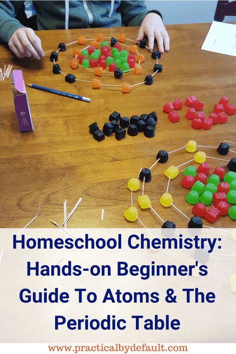 Does teaching chemistry make you want to jump ship? Grab the Beginners Guide to Atoms and The Periodic Table and make learning fun. #homeschool #homeschoolscience #chemistrylessons Chemistry Activities High School, Periodic Table Of The Elements Activities, Chemistry Projects High School, Atom Project Ideas, Atoms Project, Periodic Table Activities, Fun Homeschool Activities, Atom Activities, Atom Project