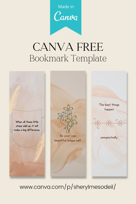 Minimalist Canva Bookmark Template| Free Printable Download| Free Aesthetic Printable Bookmarks Handmade Aesthetic Printable, Free Printable Bookmarks Templates Design, Free Bookmark Template Printables, Bookmark Template Free Printables Aesthetic, Printable Bookmarks Aesthetic Template, Bookmark Template Aesthetic, Book Mark Templates, Book Marks Printable Free Aesthetic, Aesthetic Printable Bookmarks