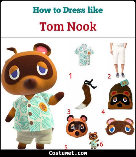 Diy Animal Crossing Costume, Tom Nook Halloween Costume, Tom Nook And Isabelle Costume, Animal Crossing Costume Halloween, Tom Nook Cosplay, Tom Nook Costume, Animal Crossing Halloween Costume, Animal Crossing Costume, Nintendo Halloween