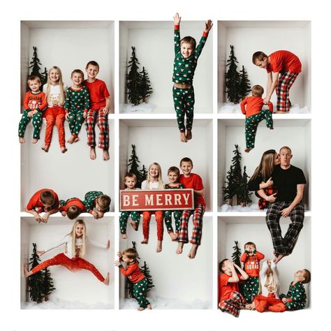 Toddler Christmas Photoshoot, Box Photoshoot, Christmas Photoshoot Kids, Outdoor Christmas Photos, Christmas Family Photoshoot, Family Christmas Card Photos, Baby Christmas Photos, Christmas Photo Props, Family Christmas Pictures