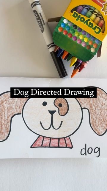 Directed Drawings For Preschoolers, Preschool Pets, Adapted Art, Pet Study, Tk Ideas, Pets Preschool Theme, Instagram Dog, Directed Drawing, Good And Bad