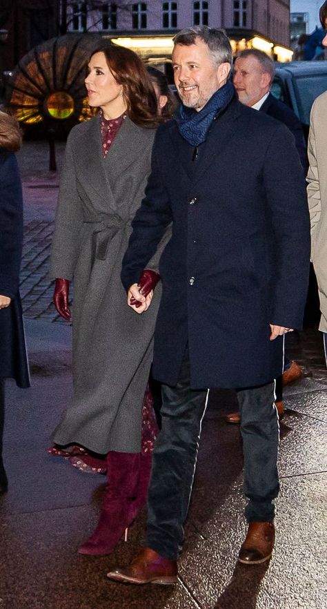 Burgundy Floral Dress, Crown Princess Mary Of Denmark, Denmark Royal Family, Prince Frederik Of Denmark, Princess Mary Of Denmark, Prince Frederick, Mary Of Denmark, Danish Royalty, Solo Photo