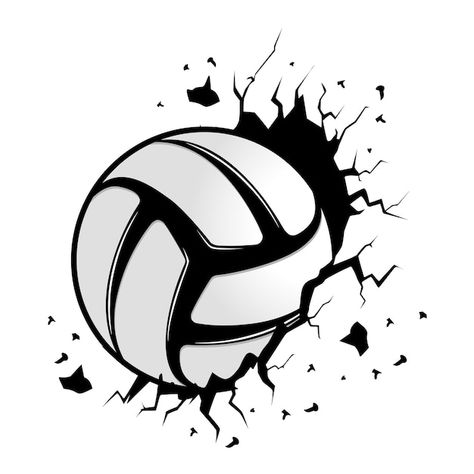 Volleyball Tshirt Designs, Volleyball Illustration, Volleyball Drawing, Volleyball T Shirt Designs, Cricket T Shirt Design, Dance Vector, Volleyball Designs, Motorcycle Drawing, Entrance Gates Design