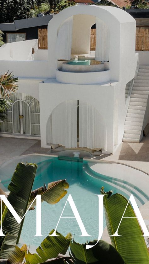 Room Resort Design, Mediterranean Resort Architecture, Luxury Resort Aesthetic, Resort Villa Design, Mini Resort Ideas, Modern Resort Design, Beach Hotel Design, Resort Pool Design, Luxury Resort Interior