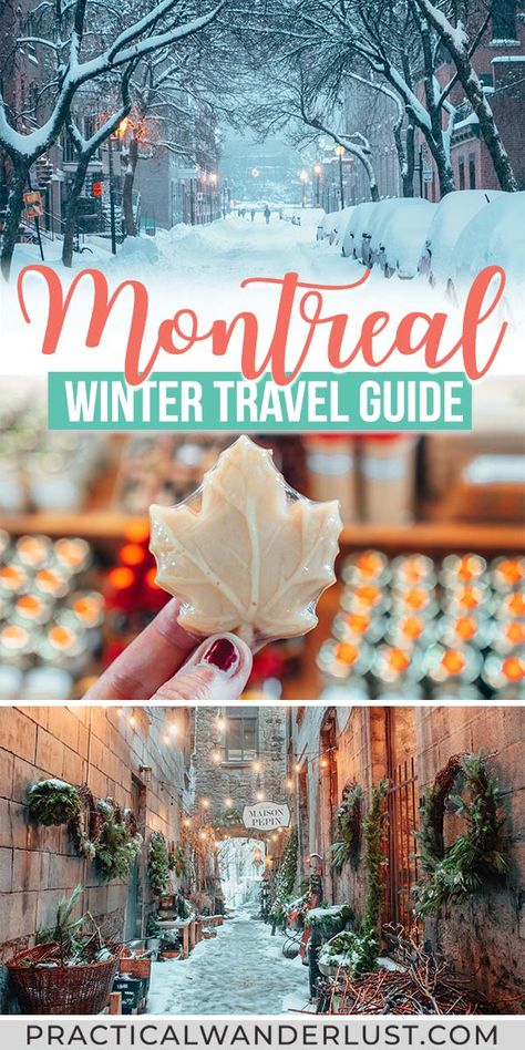 14 Things to Do in Montreal in the Winter: The Ultimate Montreal Winter Guide Montreal Canada In December, Christmas In Montreal Canada, Montreal Canada Outfits, Things To Do In Montreal Winter, Montreal At Christmas, Montreal To Do, Montreal Christmas Market, Christmas In Montreal, Montreal In December