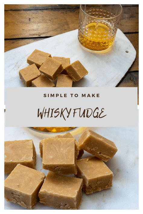 Homemade Whisky Fudge Recipe | Simple Recipes At Home Whisky Fudge, Whiskey Fudge, Vanilla Fudge Recipe, Fantastic Fudge, Homemade Whiskey, Jack Daniels Fudge, Boozy Treats, Bark Recipes, Homemade Fudge Recipes