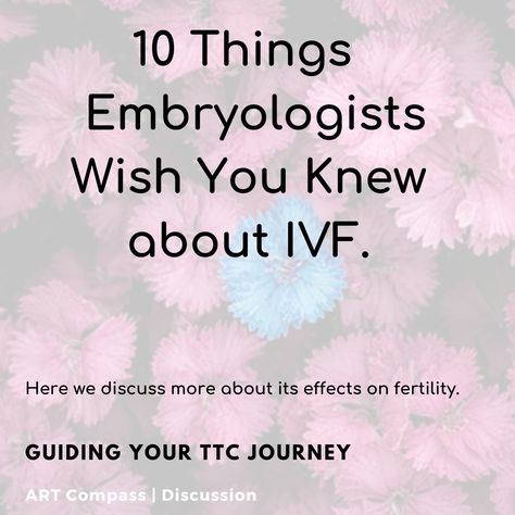 An embryologist is a fertility specialist that helps to create embryos to either be used in IVF right away or to be frozen for later use. Here are ten things we want you to know about IVF! Ivf Transfer Tips, Ivf Prayer, Embryo Loss, Ivf Injections, Frozen Embryo Transfer Timeline, Fet Ivf, Ivf Calendar, Ivf Twins, Ivf Transfer Day