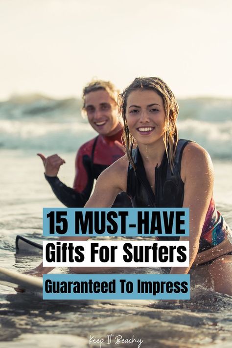 I am currently shopping for my brother who loves to surf and this list of gift ideas for surf lovers is exactly what I needed. He is going to love the new surf wax, surfboard leash, and surfboard… More Surfer Lifestyle Surf Life, Surf Aesthetic Outfit, Surf Shop Aesthetic, Surfing Kids, List Of Gift Ideas, Surf Bag, Surf Wax, Best Surfboards, Surf Birthday