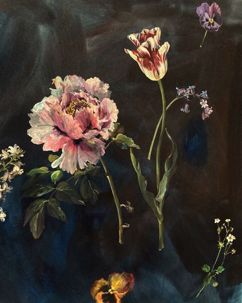 Instagram Call, Growing Peonies, Painting Light, Peony Art, Glasgow School Of Art, Royal College Of Art, Painting Studio, Painting Wallpaper, Illustration Sketches