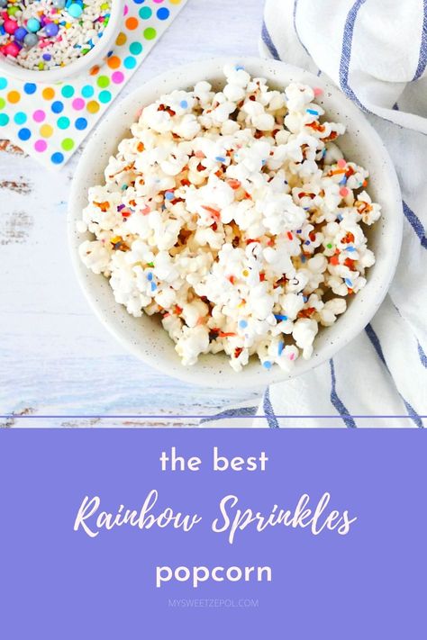 Easter is such a fun time of the year. Many memories are created around the holidays, but Easter Sunday is no exception. And for this day we made the best rainbow sprinkles popcorn you’ve ever had. Plus, it’s super easy to make too. #zulilyinfluencer #Easter #easterdessert #popcorn #popcornrecipe #rainbowfood #EasterRecipes #Zulily Sprinkle Popcorn Recipe, Sprinkle Popcorn, Recital Themes, Easter Popcorn, Rainbow Popcorn, Homemade Popcorn, Piano Recital, Popcorn Recipe, Rainbow Food