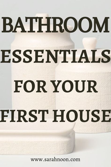 bathroom essentials checklist Bathroom Essentials List, Bathroom Essentials Checklist, Essentials Checklist, First House, Essentials List, Decor Pieces, Cheap Decor, Bathroom Essentials, Cleaning Products