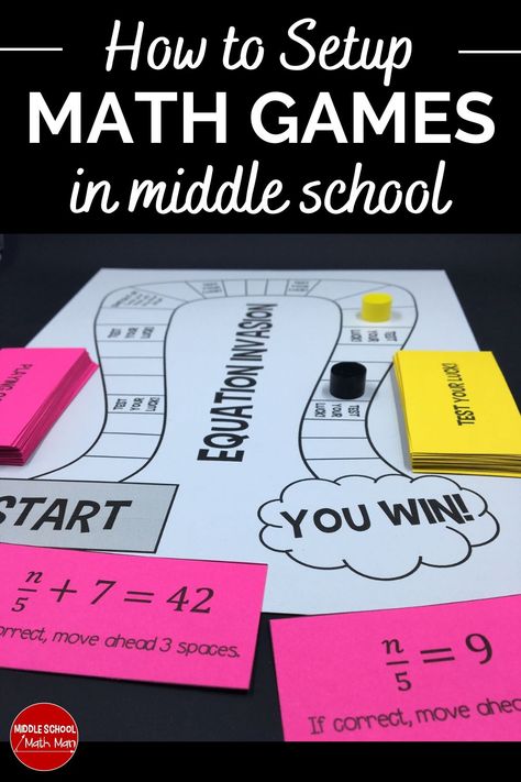 Ideas for using these fun math games in your middle school math classroom. Games can make math fun and engaging for students. Try these creative ideas for math games in the 5th grade, 6th grade, 7th grade, and 8th grade math classroom. Games are a great math activity to use as math centers, as a whole class, or in small groups. Enjoy! Middle School Math Games Free, Math Game Project Ideas, Math Enrichment Middle School, Educational Games For Middle School, Middle School Classroom Games, Classroom Games For Middle School, Math Games For Middle School, 8th Grade Math Classroom, Middle School Math Games